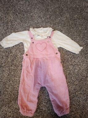 Pink Corduroy Overalls Little Me